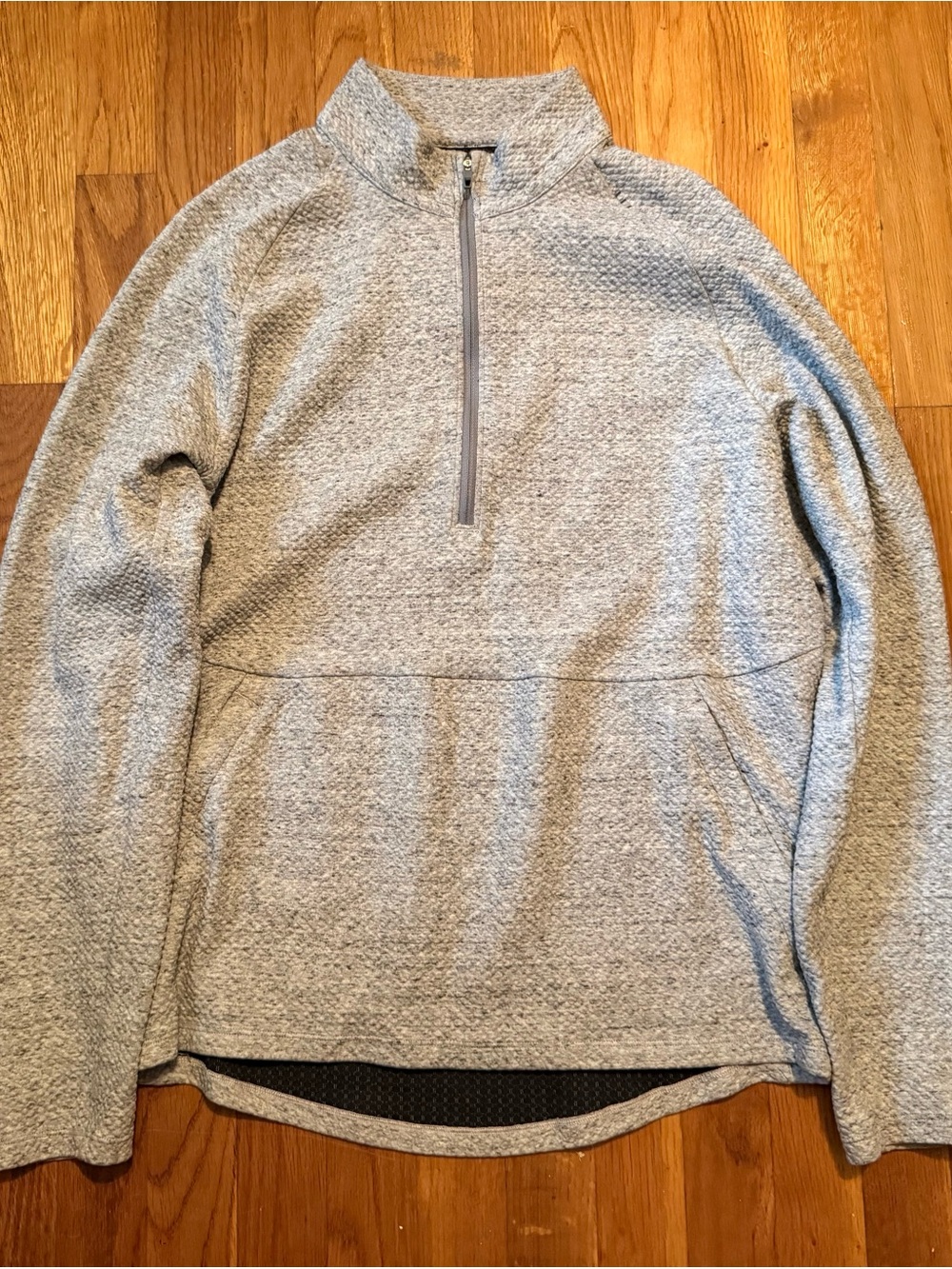 Lululemon Ease The Day Half Zip Men’s Medium Heathered Melody Light Grey